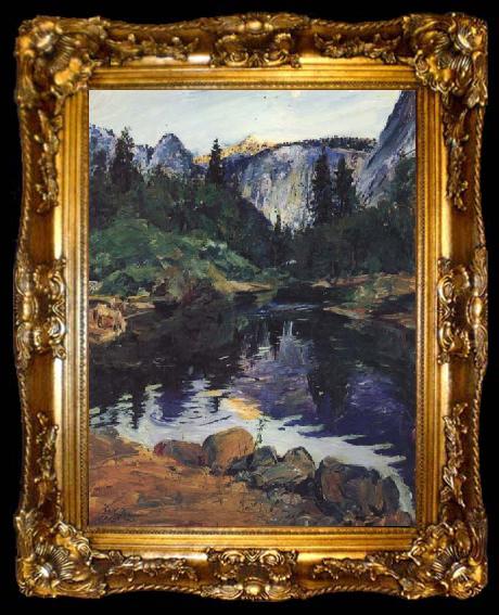 framed  karl yens Yosemite, ta009-2